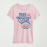 Womens Crew Neck Short Sleeve Regular Fit Princess Mulan Graphic T-Shirt