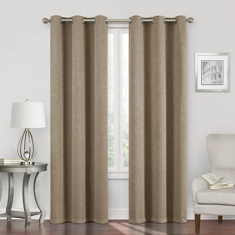 Regal Home Sterling Grommet Top Energy Saving Blackout Curtain Panel