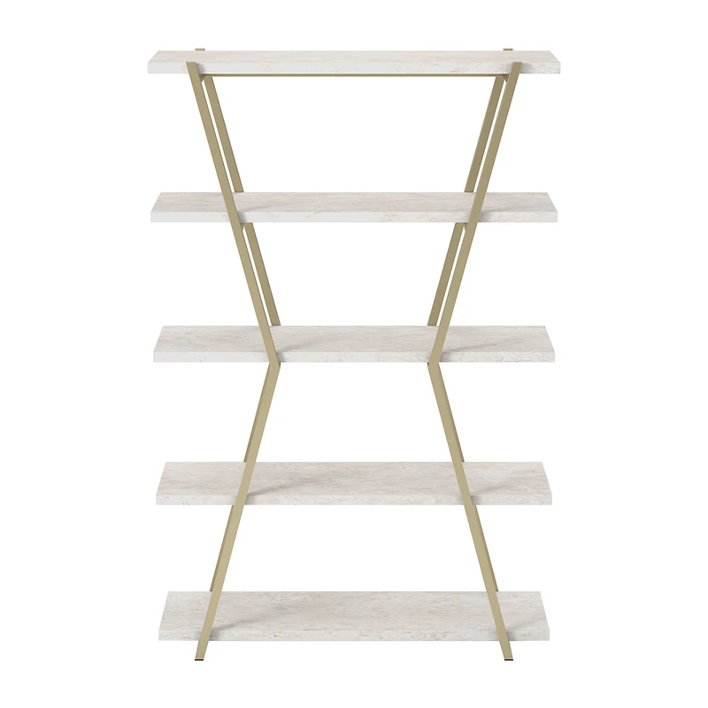 Furniture of America™ Minatara Home Office Collection 4-Shelf Bookcase