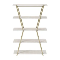 Furniture of America™ Minatara Home Office Collection 4-Shelf Bookcase