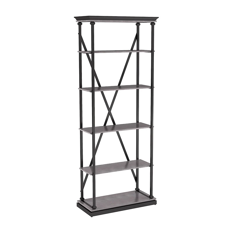 Furniture of America™ Toggin Home Office Collection 5-Shelf Bookcase
