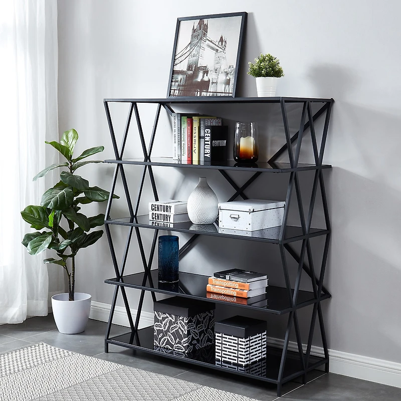 Furniture of America™ Winside Home Office Collection 5-Shelf Bookcase