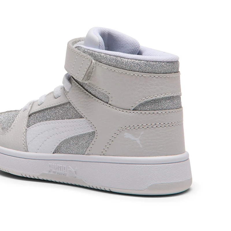 PUMA Rebound Layup Glitz Little Kid Girls Basketball Shoes