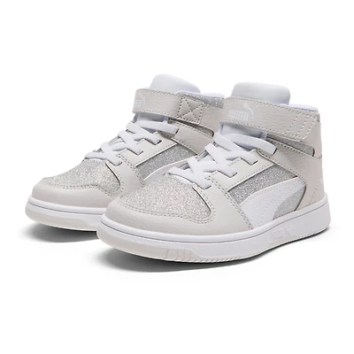 PUMA Rebound Layup Glitz Little Kid Girls Basketball Shoes