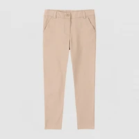 IZOD Little & Big Kid Girls Straight Skinny Fit Flat Front Pant