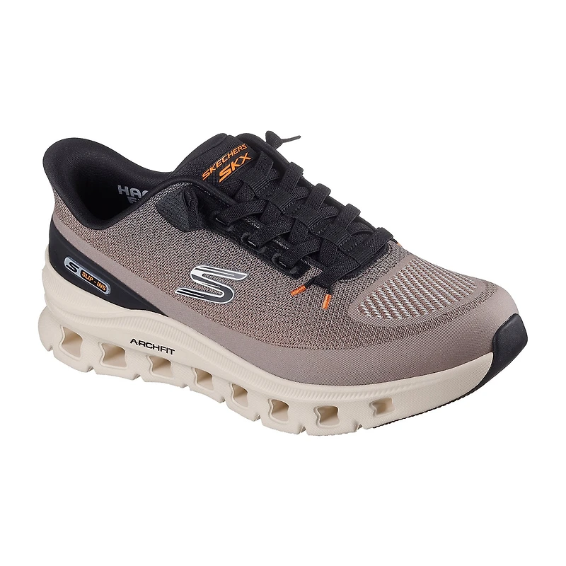 Skechers Hands Free Slip-Ins Arch Fit Glide-Step Pro Mens Slip-On Walking Shoes Wide Width