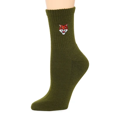 Arizona Embroidered Mens 1 Pair Crew Socks