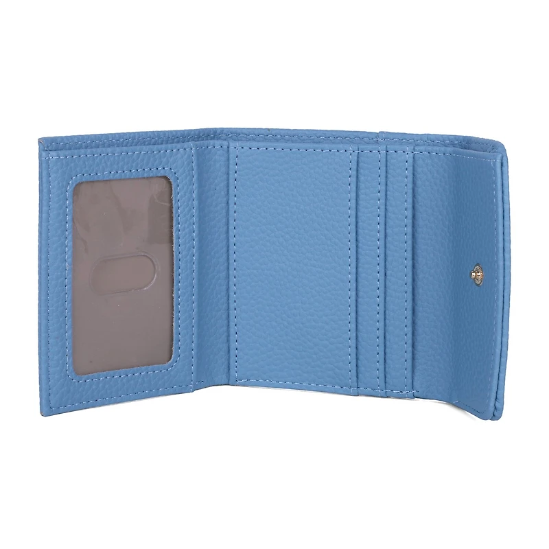 Julia Buxton Mini Womens Rfid Blocking Trifold Wallet