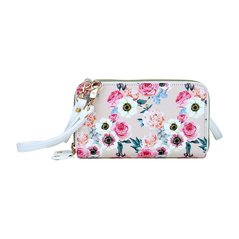 Julia Buxton Ultimate Organizer Womens Rfid Blocking Wristlet Wallet