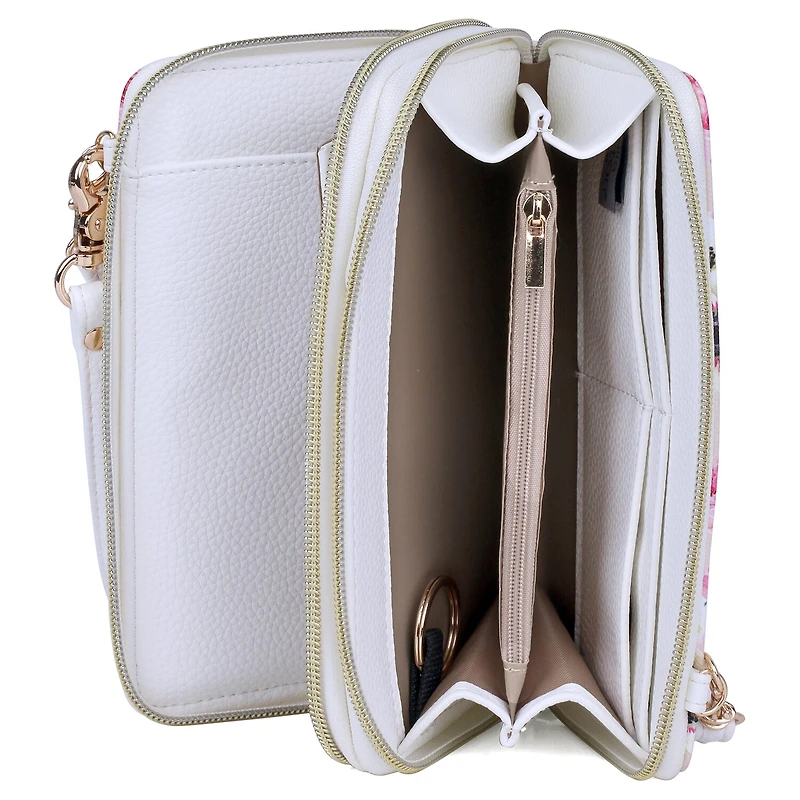 Julia Buxton Ultimate Organizer Womens Rfid Blocking Wristlet Wallet