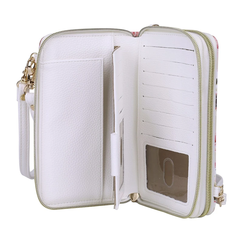 Julia Buxton Ultimate Organizer Womens Rfid Blocking Wristlet Wallet