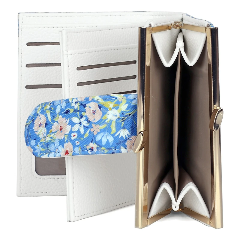 Julia Buxton Lexington Womens Rfid Blocking Bifold Wallet