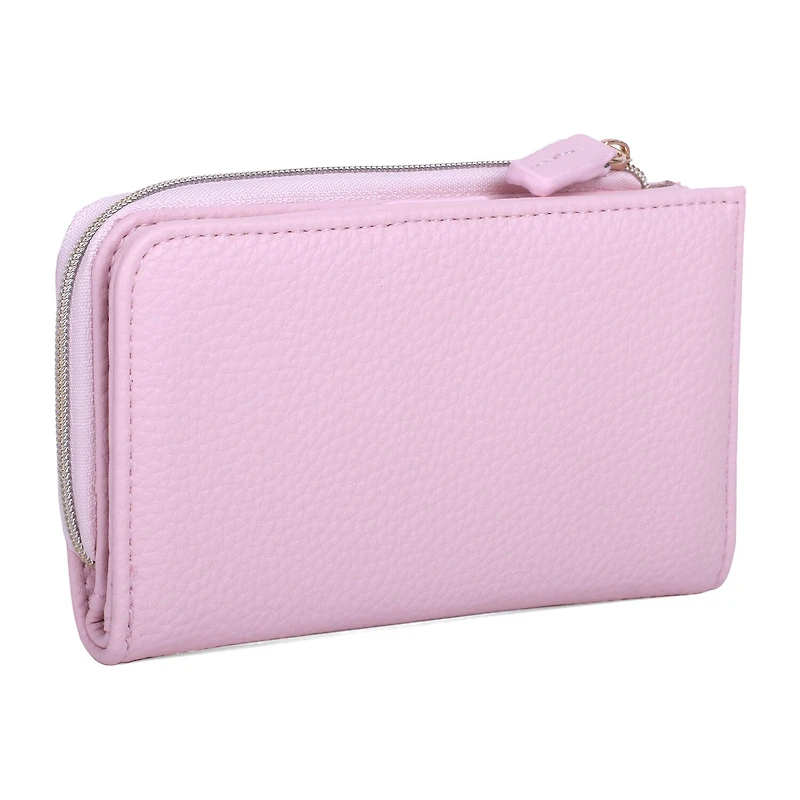 Julia Buxton Womens Rfid Blocking Zip Around Wallet