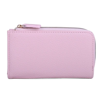 Julia Buxton L Zip Snap Wallet Womens Rfid Blocking Around