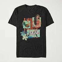 Womens Juniors Crew Neck Short Sleeve Regular Fit Moana Graphic T-Shirt