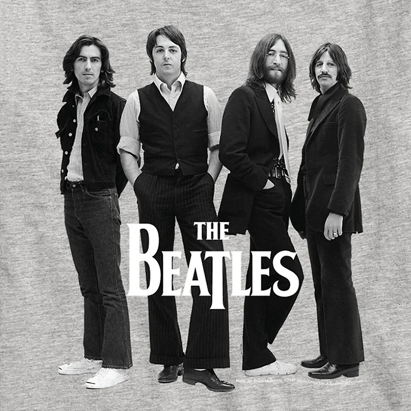 Little & Big Kid Boys Crew Neck Short Sleeve Regular Fit The Beatles Graphic T-Shirt