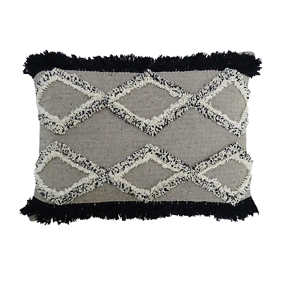 Vibhsa Tuffted Rectangular Throw Pillow
