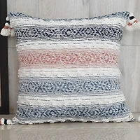 Vibhsa Tassels Square Throw Pillow