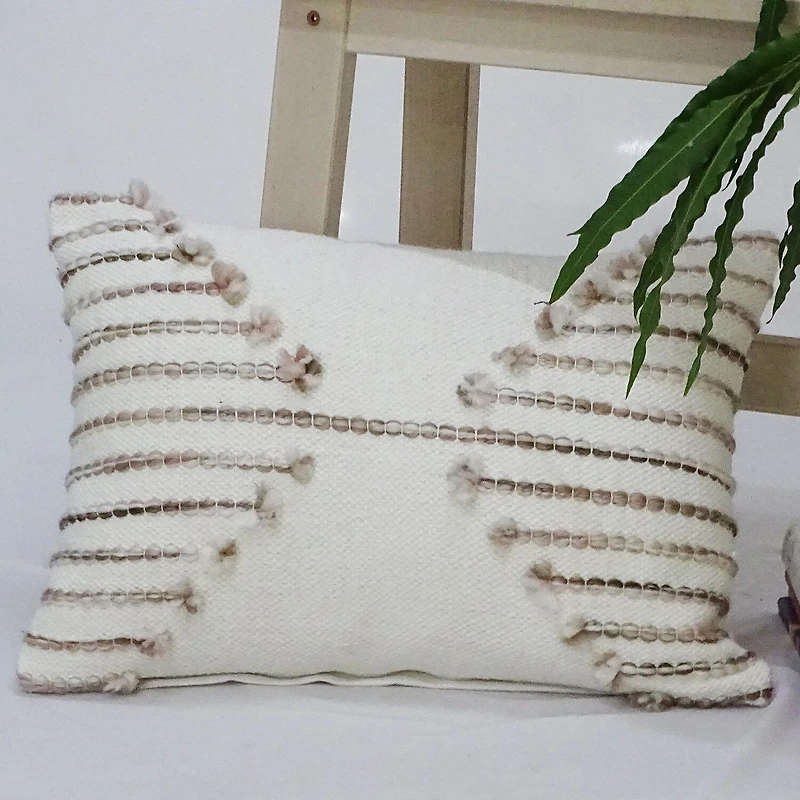 Vibhsa Embroidered Rectangular Throw Pillow