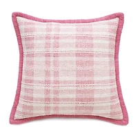 Vibhsa Soft Velvet Flange Square Throw Pillow