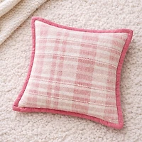 Vibhsa Soft Velvet Flange Square Throw Pillow