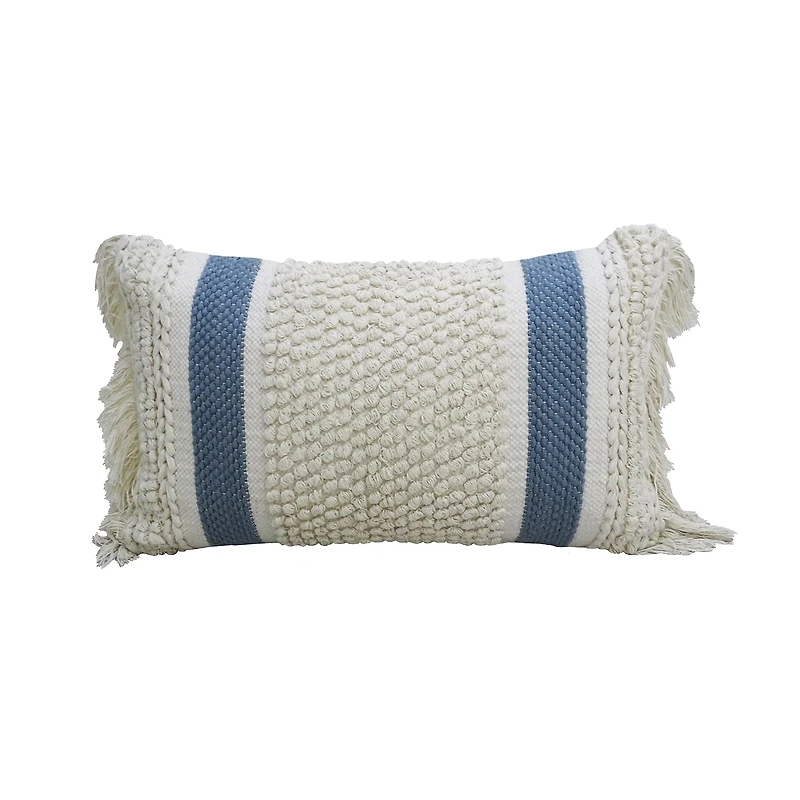 Vibhsa Loop Texture Rectangular Throw Pillow