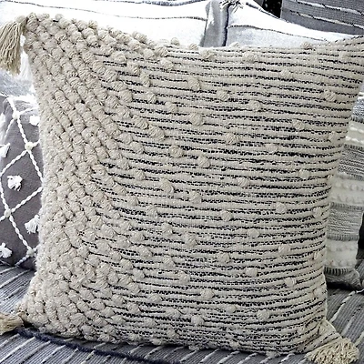 Vibhsa Woven Square Throw Pillow
