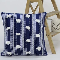 Vibhsa Poms Square Throw Pillow