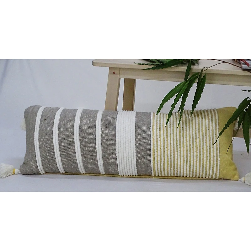Vibhsa Stripes Rectangular Throw Pillow