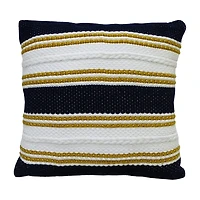 Vibhsa Braid Square Throw Pillow