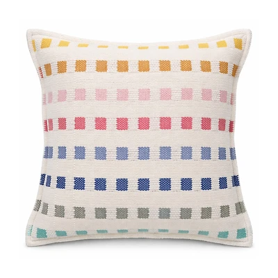 Vibhsa Playful Check Square Throw Pillow