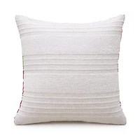 Vibhsa Dear Pear Stripe Square Throw Pillow