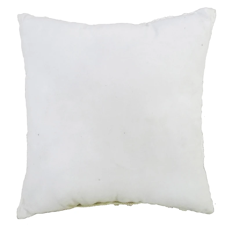 Vibhsa Out White Square Throw Pillow