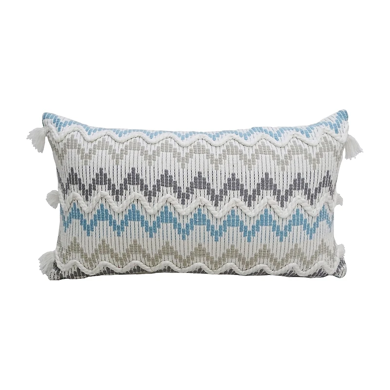 Vibhsa Chevron Braid Rectangular Throw Pillow