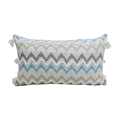 Vibhsa Chevron Braid Rectangular Throw Pillow