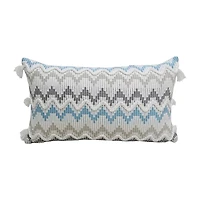 Vibhsa Chevron Braid Rectangular Throw Pillow
