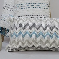 Vibhsa Chevron Braid Rectangular Throw Pillow