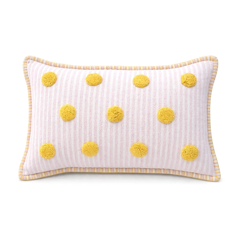 Vibhsa Polka Fun Rectangular Throw Pillow