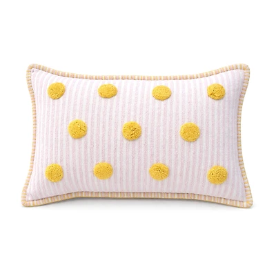Vibhsa Polka Fun Rectangular Throw Pillow