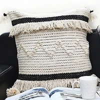 Vibhsa Stripes Square Throw Pillow