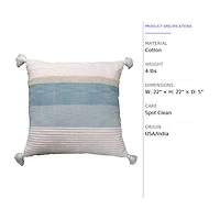 Vibhsa Elegant Square Throw Pillow