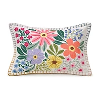 Vibhsa Backyard Garden Rectangular Throw Pillow