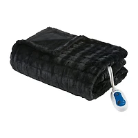 Beautyrest Marselle Heated Automatic Shut Off Washable Midweight Throw