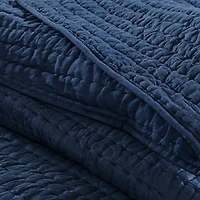 Madison Park Signature Serene 3-pc. Solid Quilt Set