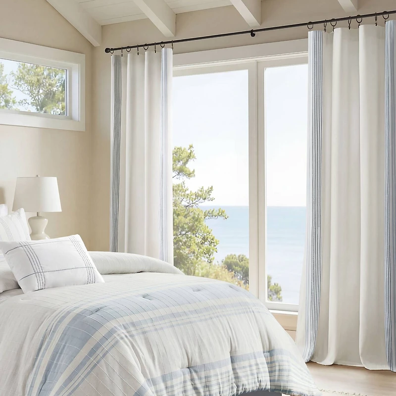 Harbor House Morgan Ring Top Room Darkening Set of 2 Curtain Panel
