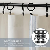 Harbor House Morgan Ring Top Room Darkening Set of 2 Curtain Panel