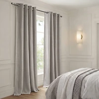 Madison Park Mira Grommet Top 100% Blackout Set of 2 Curtain Panel