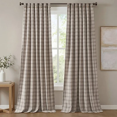 Madison Park Salford Rod Pocket Room Darkening Single Curtain Panel