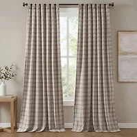 Madison Park Salford Rod Pocket Room Darkening Single Curtain Panel