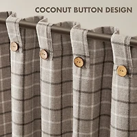 Madison Park Salford Rod Pocket Room Darkening Single Curtain Panel